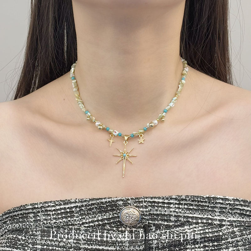 Collana a strati con perline retrò all'ingrosso