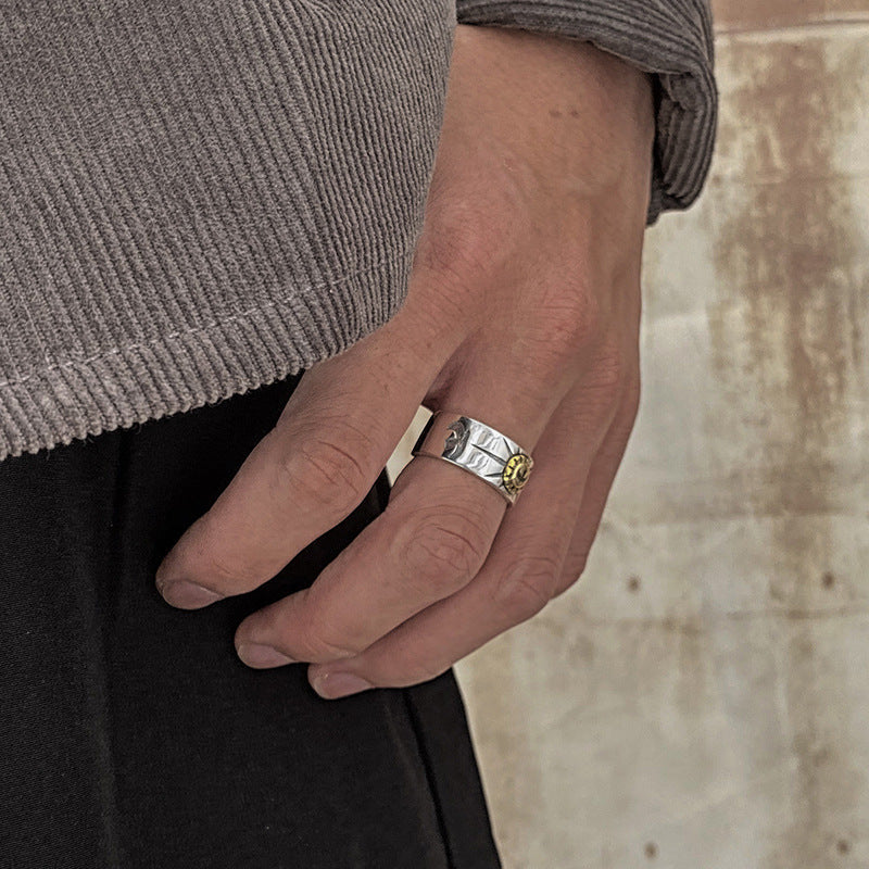 Wholesale flying eagle ray totem mark Open ring