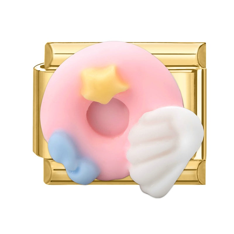 Wholesale Italian Charm Bracelet 9mm DIY Splicing Cute Creative Stainless Steel Composable Bracelet