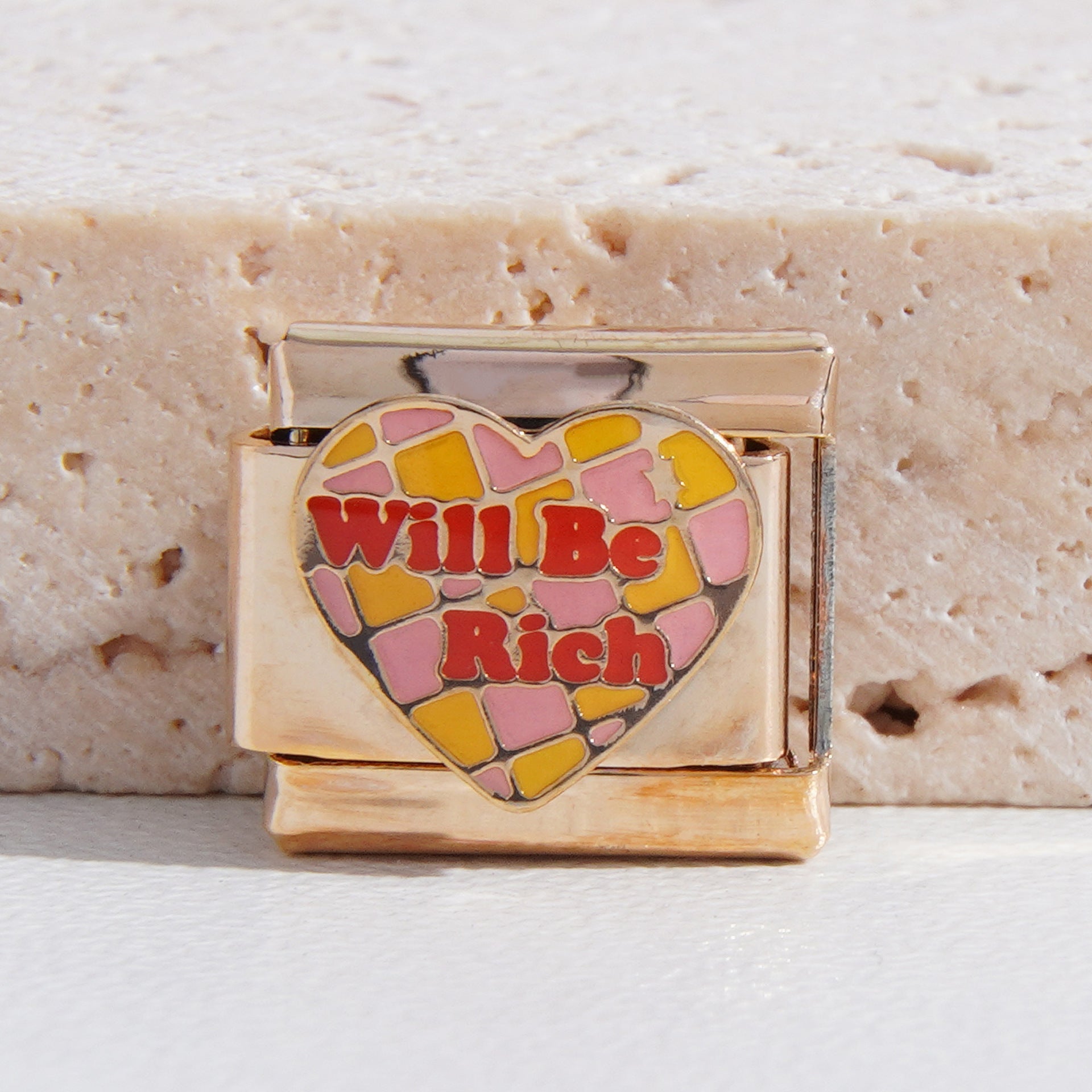 Wholesale Italian Charm Bracelet 9mm DIY Splicing Creative Pattern Stainless Steel Composable Bracelet