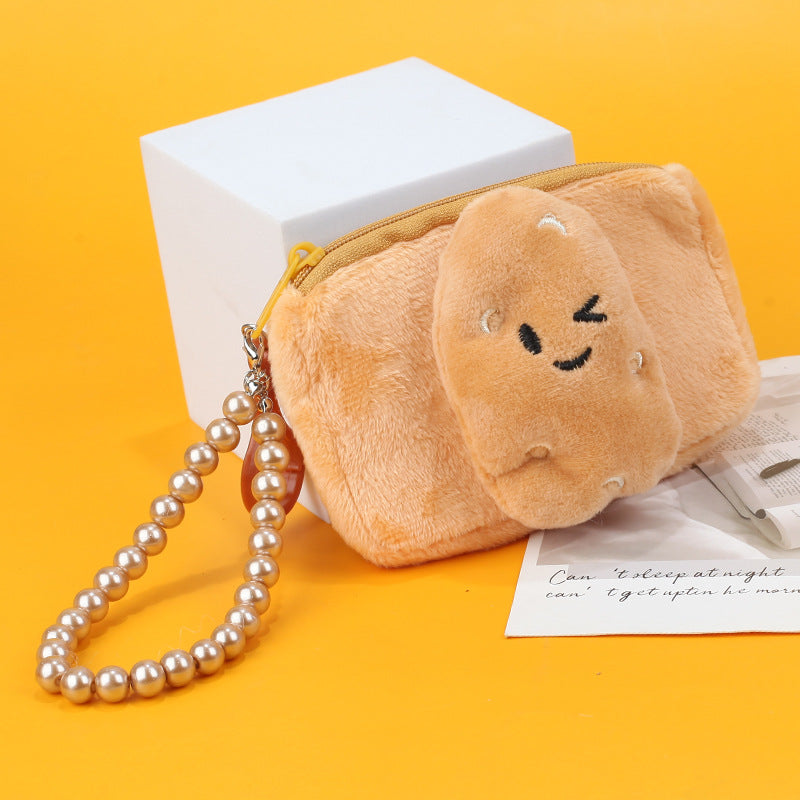 Wholesale Little Potato Plush Mini Coin Purse Keychain Keychain Wallet ACC-KC-HuoFan004