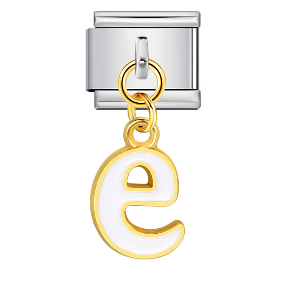 Bracelet de charme italien 5pcs 5pcs 9 mm BRACEAUX DE CROCHEMENT D'HUILE COLORES