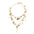 Wholesale  Light Luxury Style Hand-Spliced Multi-Layer Sun Star Moon Pendant Necklace