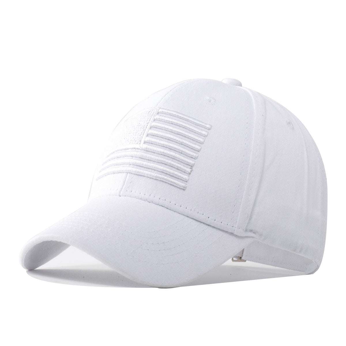 Wholesale Embroidered American Flag Baseball Cap Trendy Hip Hop Style Adjustable Hat For Outdoor Sports Everyday Casual Wear