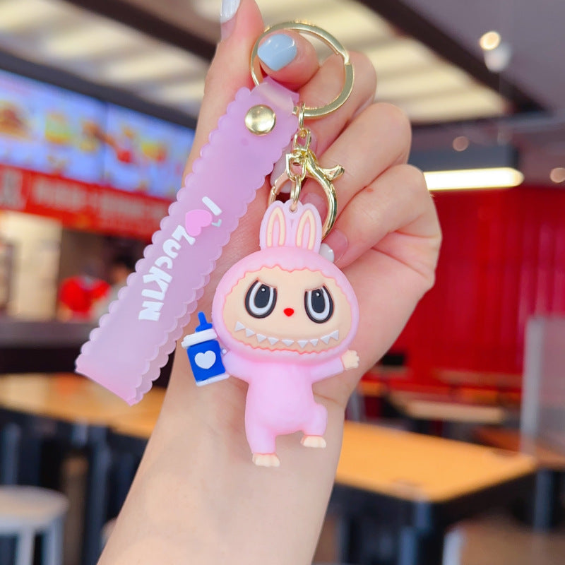 Wholesale Cute cartoon silicone keychain
