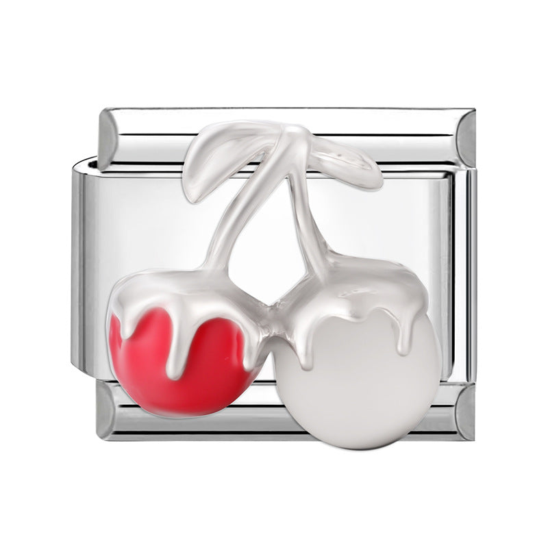 Wholesale 9mm Italian Charm Starter Bracelets DIY Butterfly Series Stainless Steel Composable Bracelet