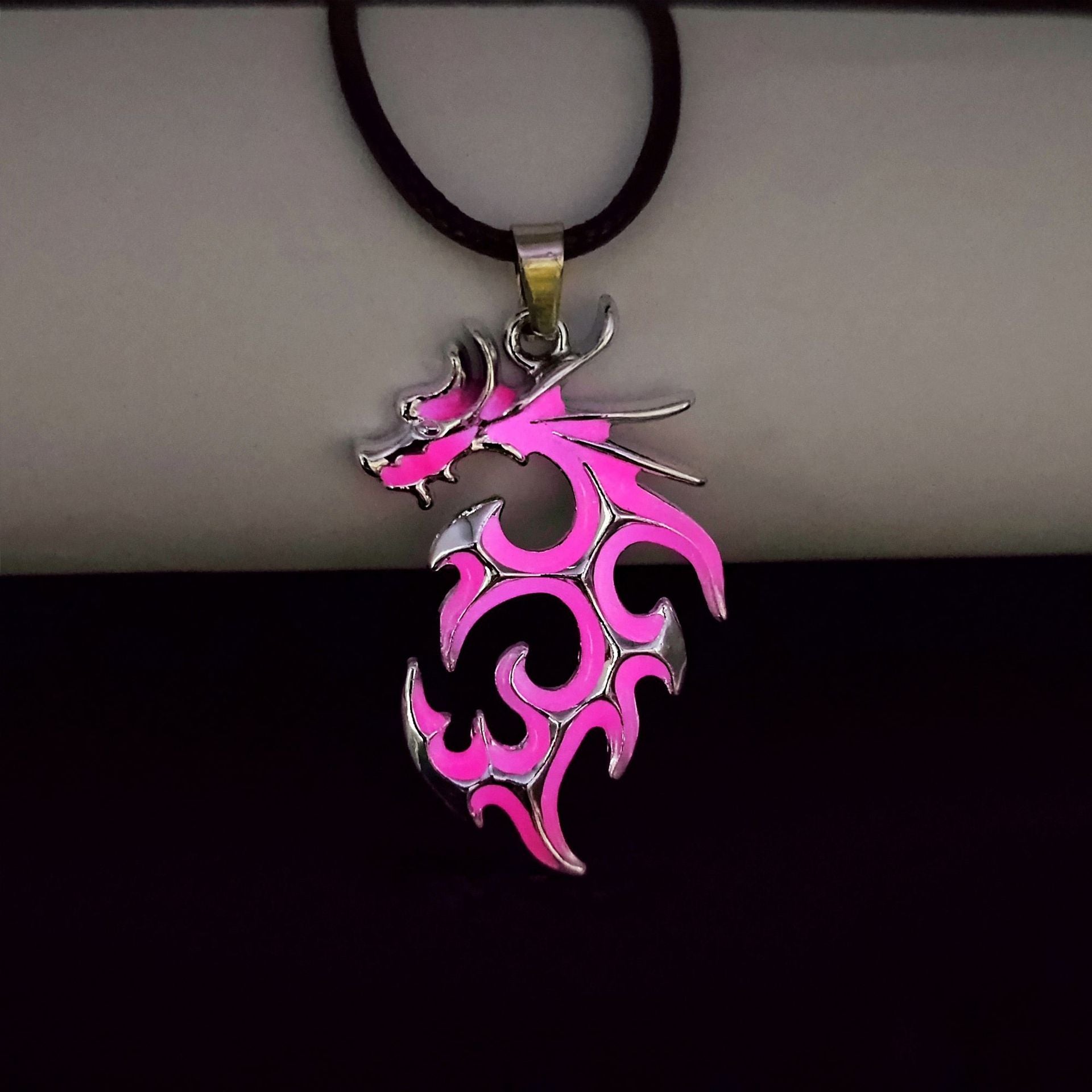 Wholesale  luminous flame dragon necklace