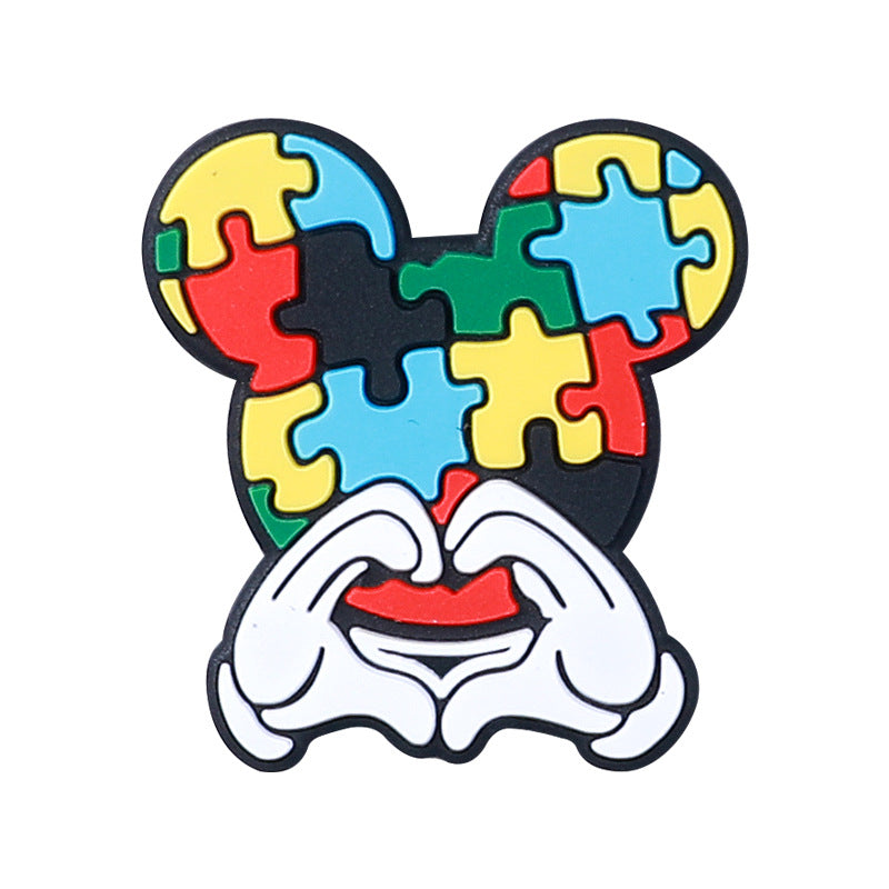 Wholesale 20pcs Autism Care Focal Beads DIY Bead Accessories ACC-BDS-RongFa061