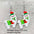 Wholesale Christmas snowman acrylic earrings