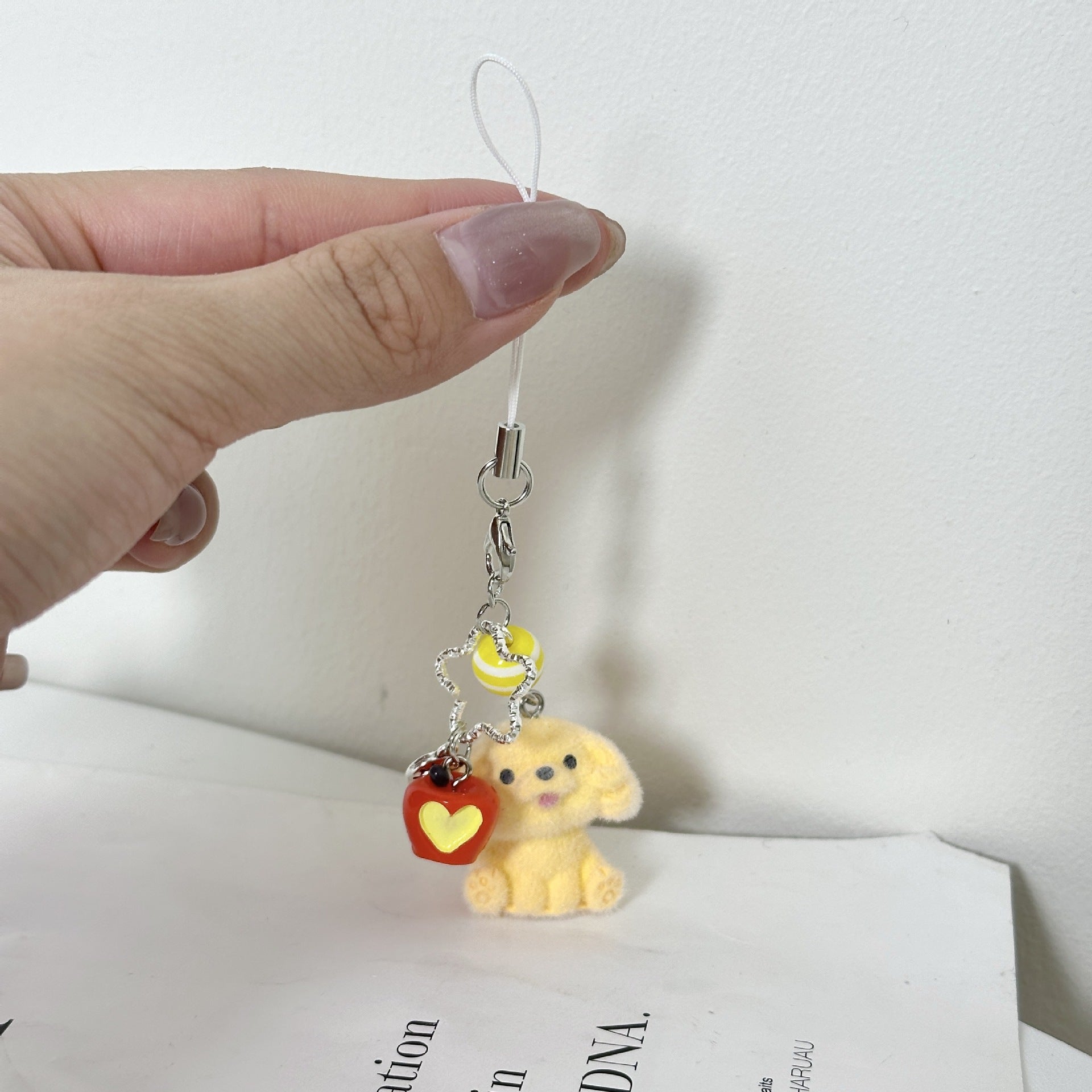 Wholesale Flocking Koala  Pendant Keychain