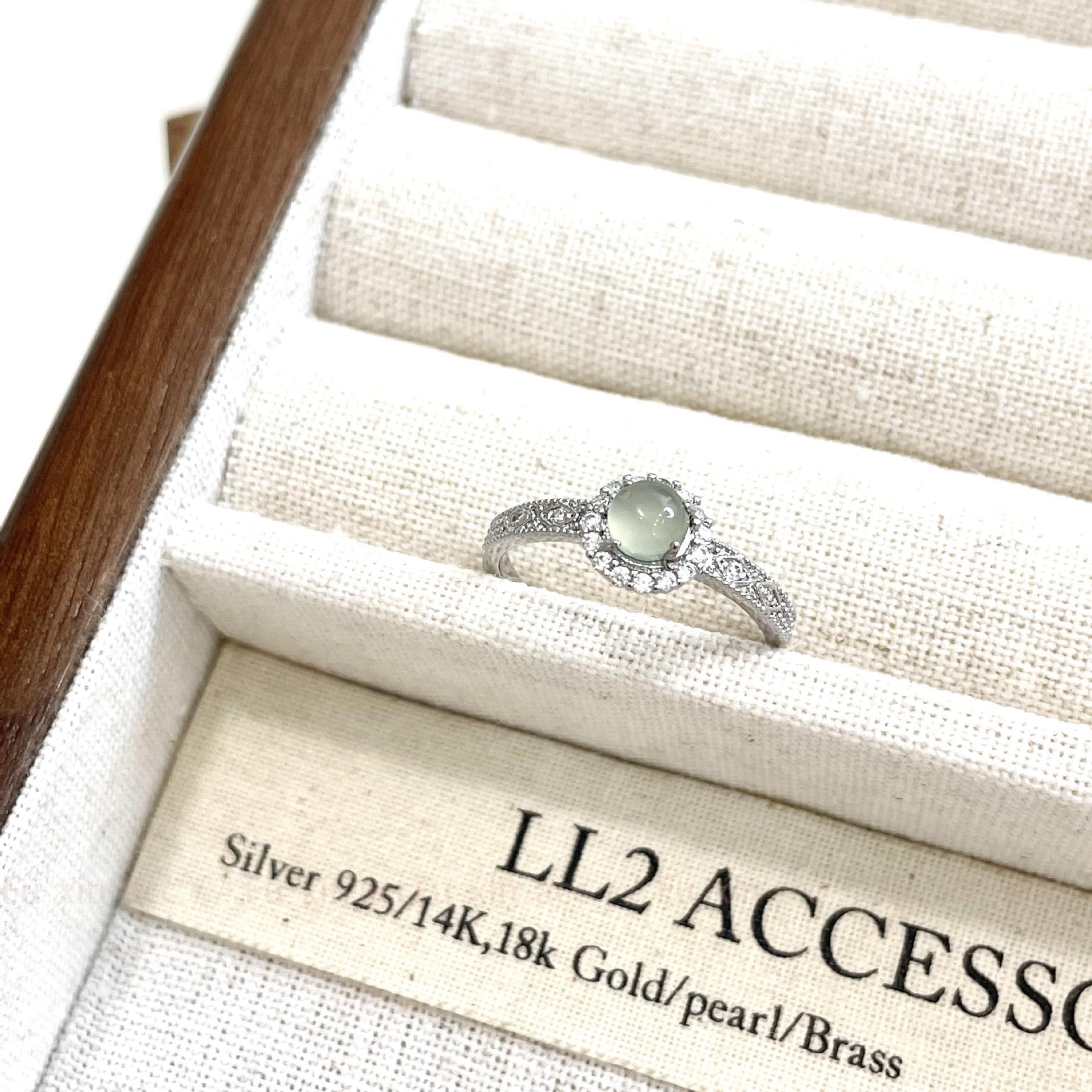 Wholesale  Bead Zircon Gourd Ring
