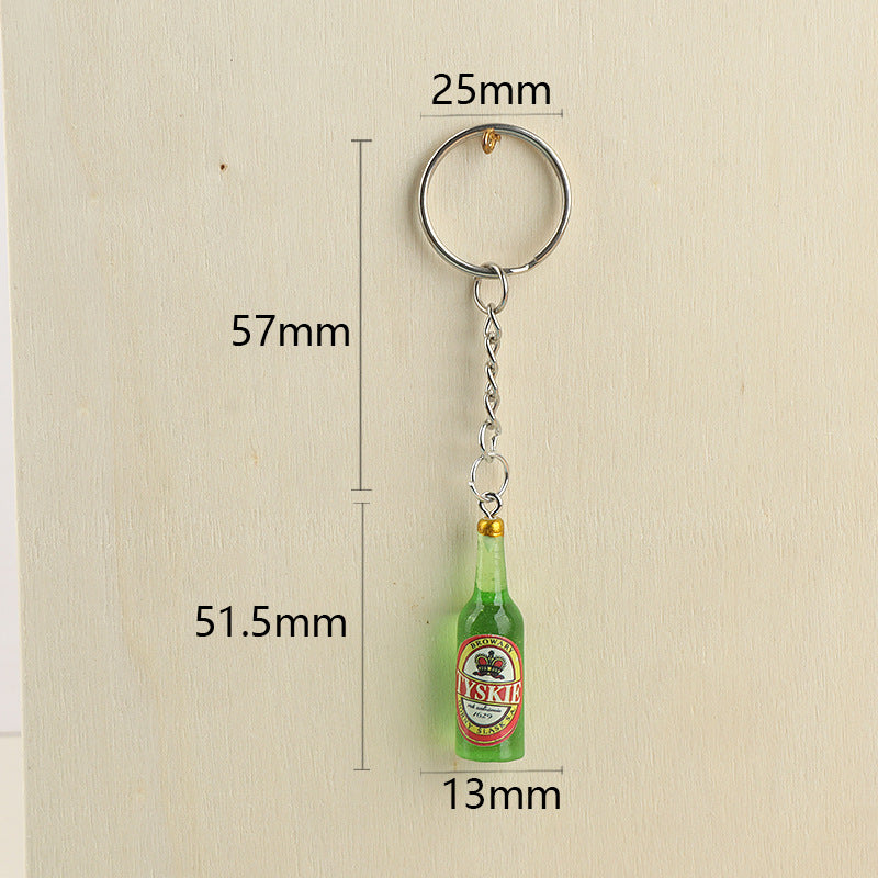 Wholesale Beer bottle keychain