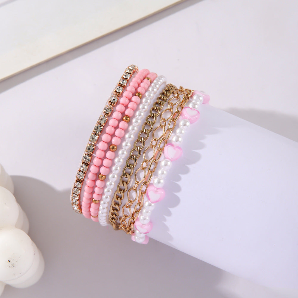 Wholesale Valentine's Day Stacking Bracelet Sets