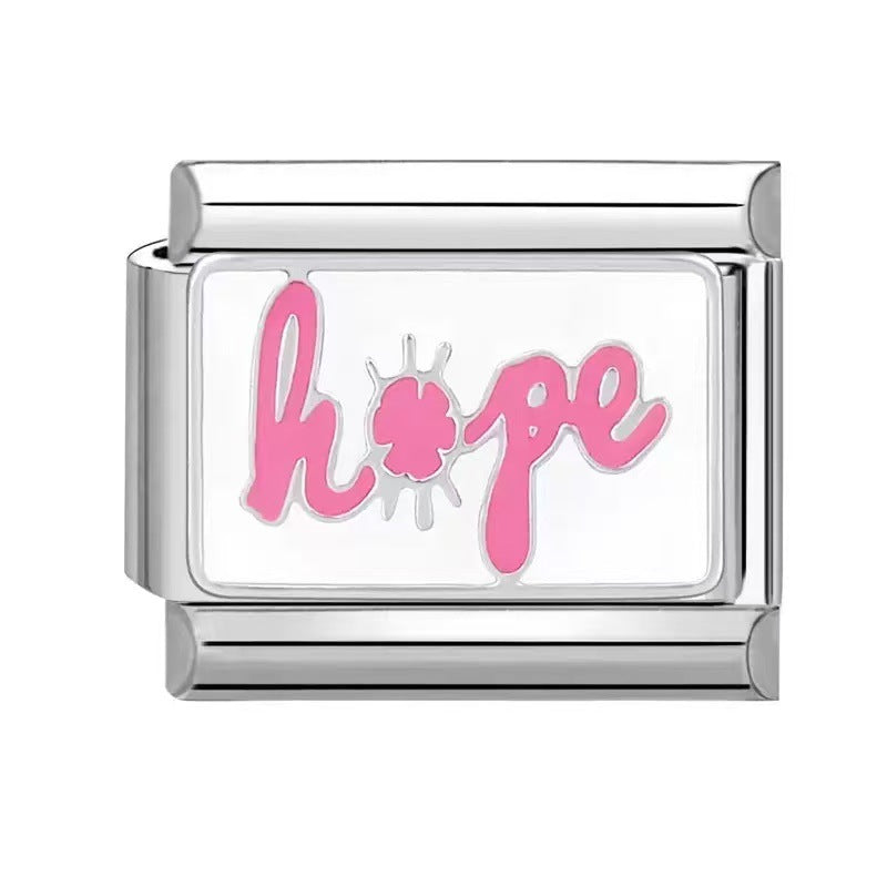 Wholesale Italian Style DIY Modular Letter Bracelet,  Trendy Fashion Jewelry Accessory,  Gift Boutique Resale