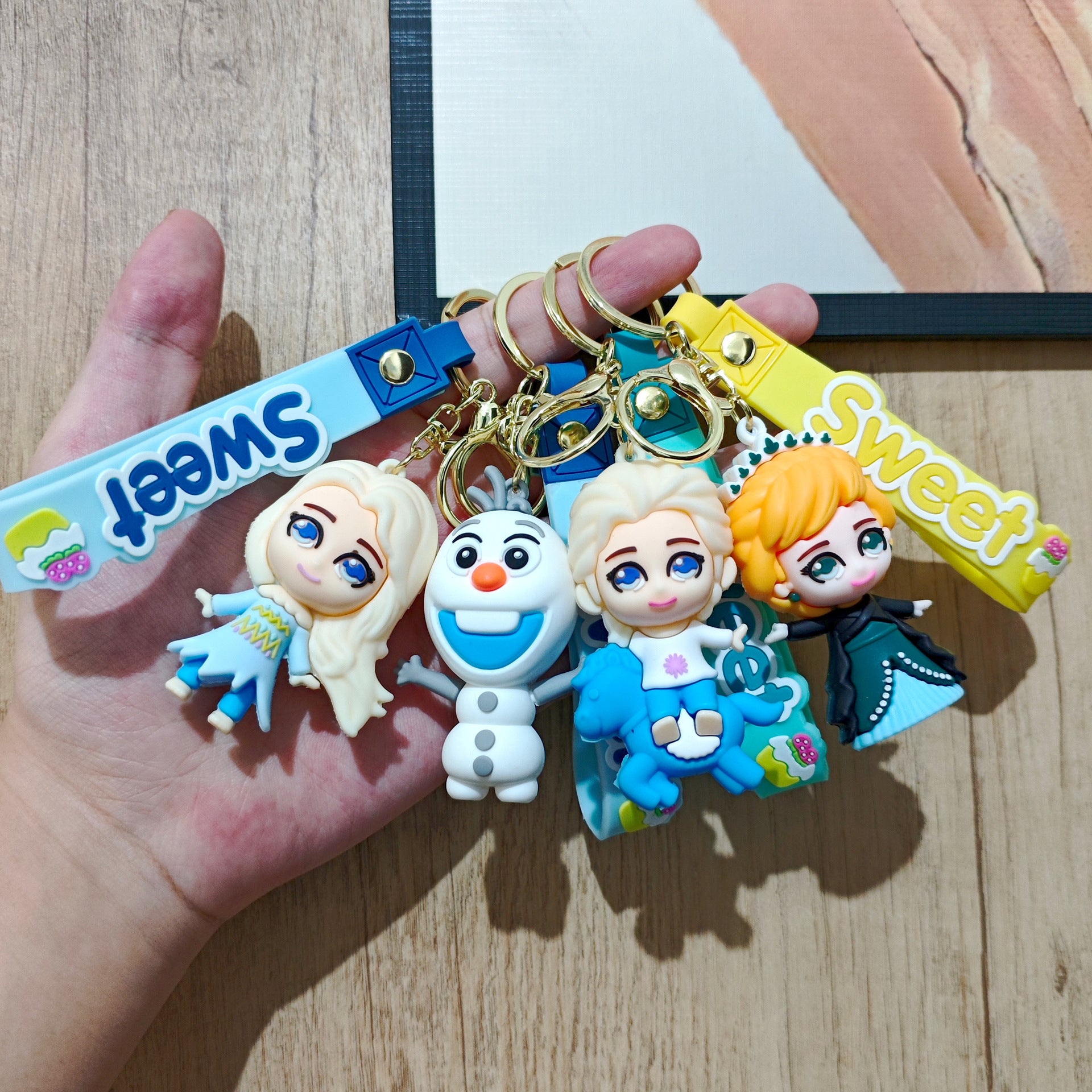 Wholesale Anime   Doll Keychain - PVC &  Metal,  Boutique Resale Car Key Accessory &  Gift