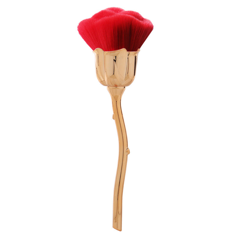 Wholesale Single Black Rose Loose Powder Makeup Brush ACC-MB-Juka002