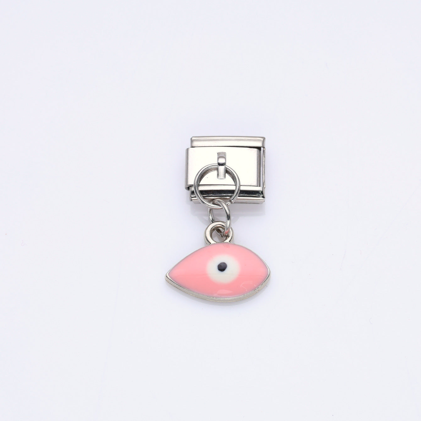 Wholesale 10pcs Italian Charm Bracelet 9mm DIY Splicing Creative Pattern Pendant Stainless Steel Composable Bracelet