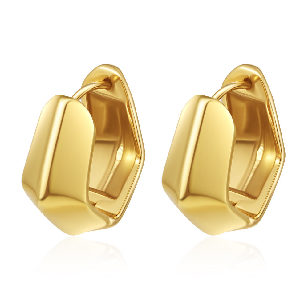 Wholesale Stainless steel geometric earrings