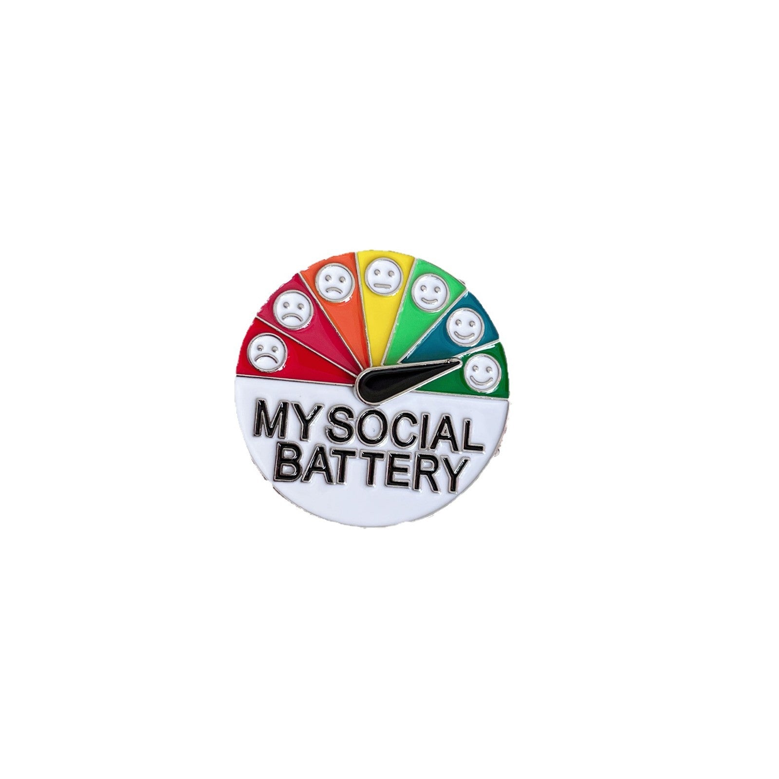 Wholesale  Emotion Management Energy Metal Badge Brooch