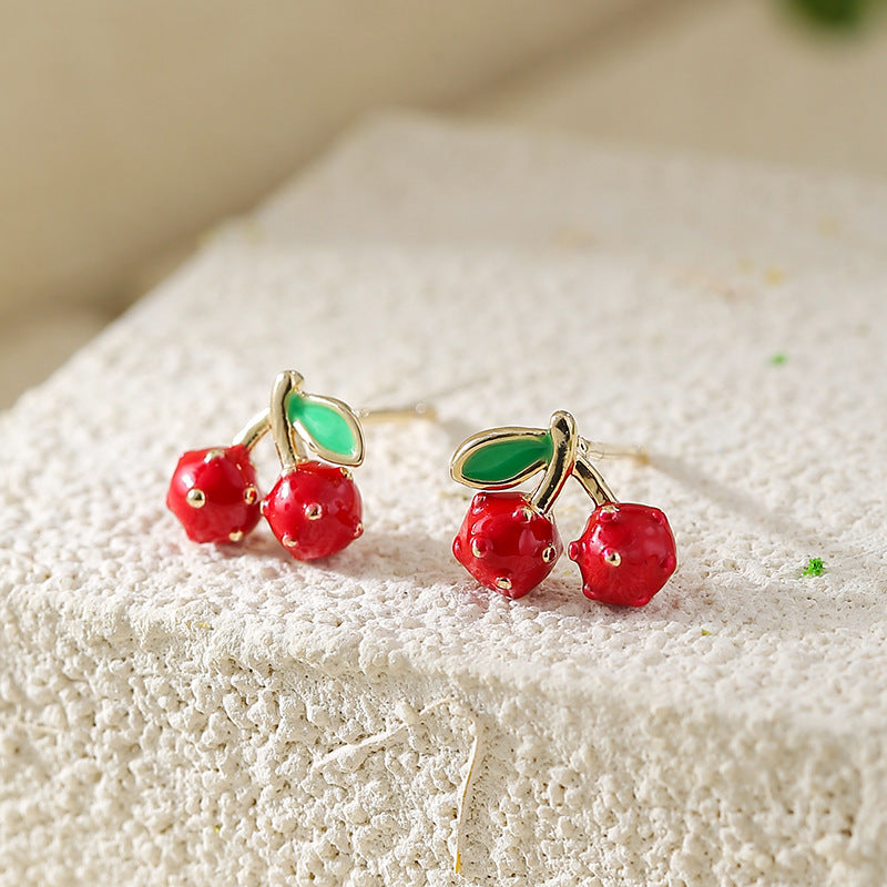 Wholesale Cute Exquisite Small Earrings Silver Needle Earrings