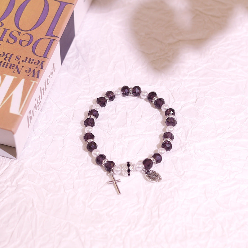 Wholesale Volcanic Stone Bracelet Tiger Eye Obsidian Beaded Handwoven Bracelet ACC-BT-Ruyue001