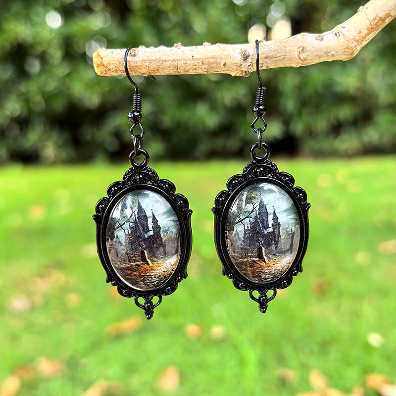 Wholesale Popular Halloween Earrings Retro Dark Series Spider Style Creative Earrings