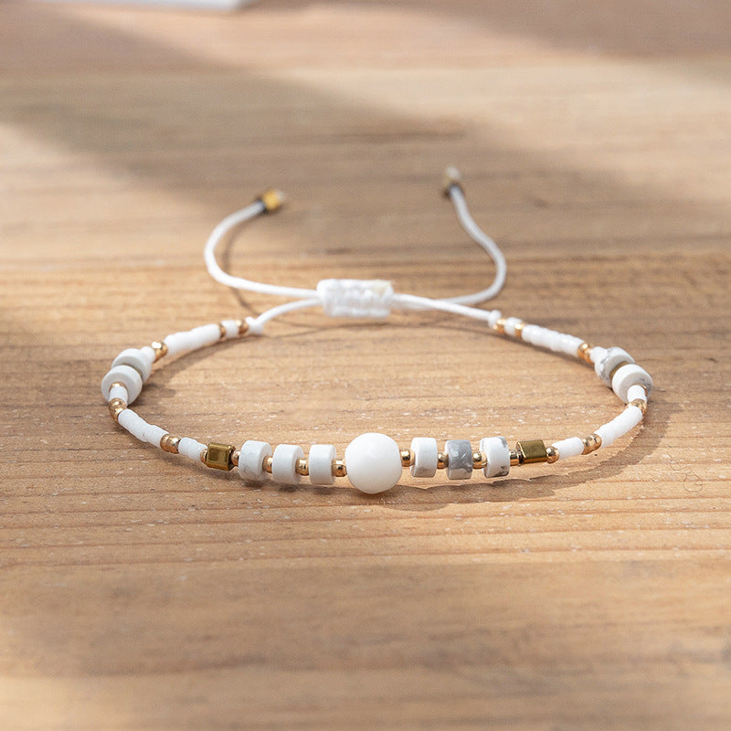 Wholesale Bohemian lucky stone bracelet
