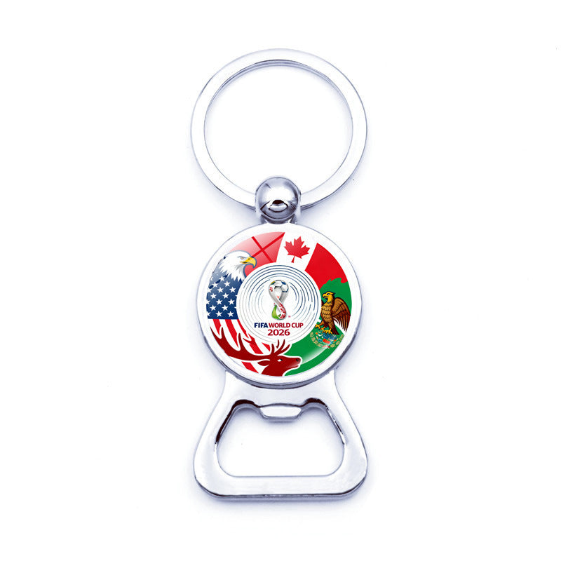 Wholesale 2026 FIFA World Cup Bottle Opener Keychain