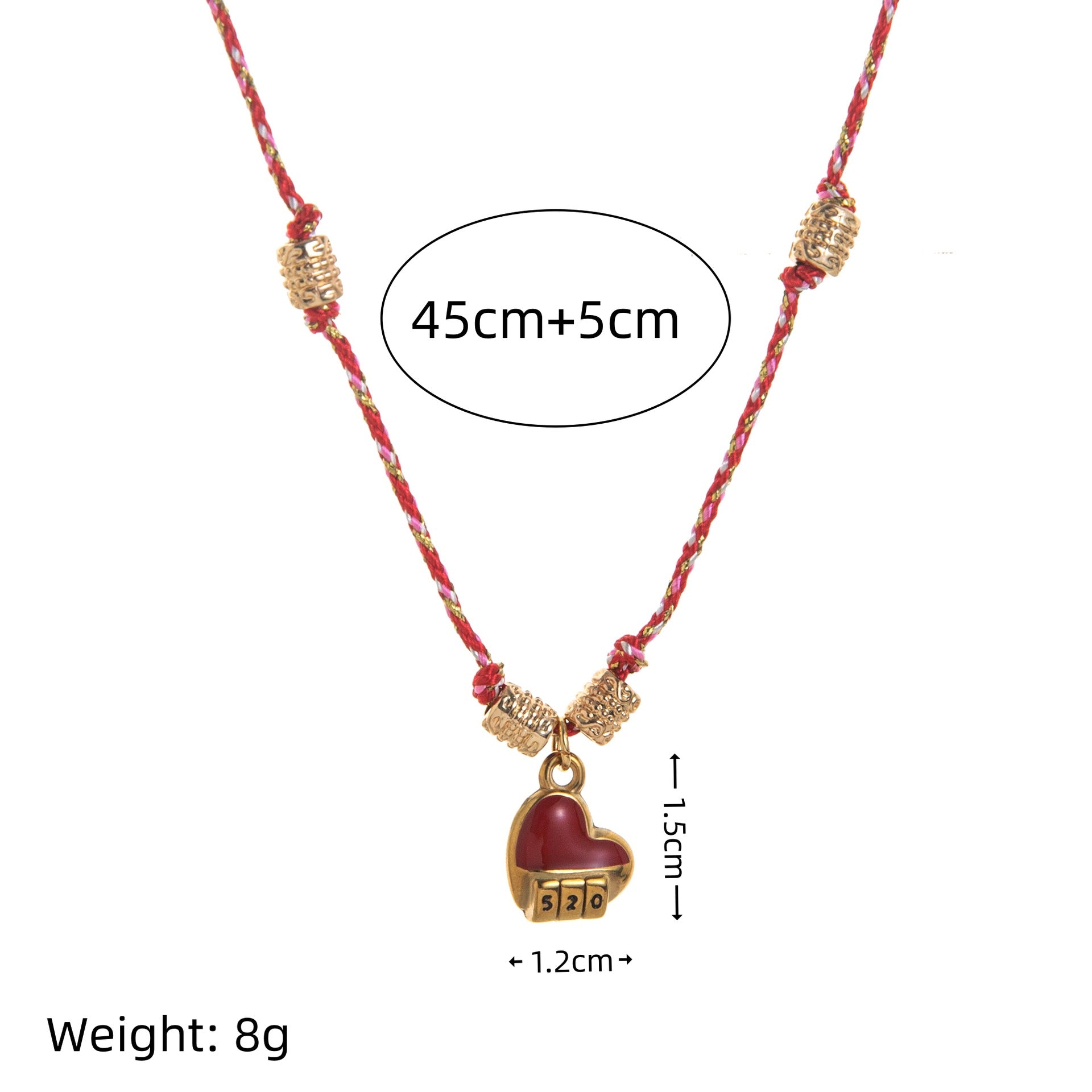 Wholesale Titanium Steel Necklace Fruit Ocean Drop Oil Color Pendant Necklace