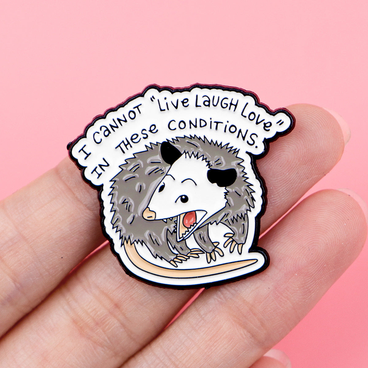 Wholesale Cartoon quote brooches