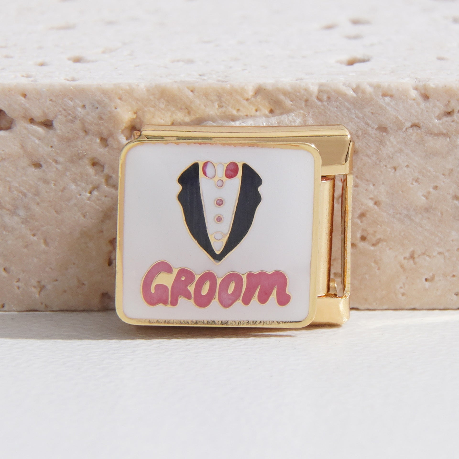 Wholesale Italian Charm Bracelet 9mm DIY Splicing Creative Pattern Stainless Steel Composable Bracelet