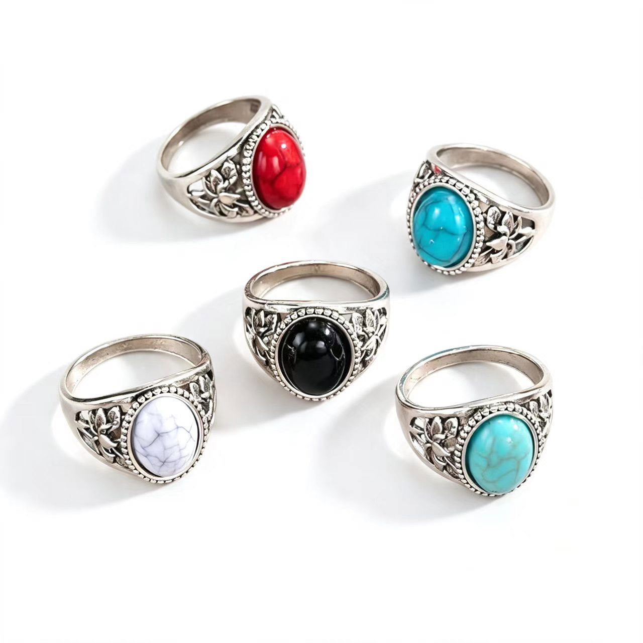 Wholesale Irregular Hollow Ring With Stone Inlay Geometric Design Trendy Women S Jewelry Accessory For Everyday Wear And Party