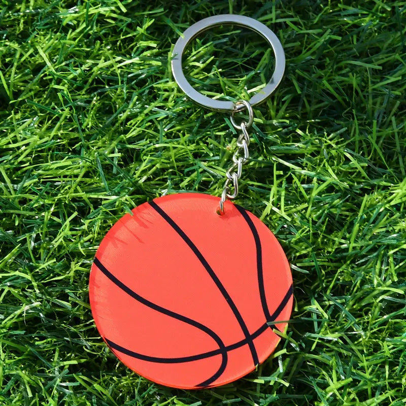 Wholesale Acrylic Football Baseball Basketball Rugby Volleyball Keychains ACC-KC-XiaoCha002