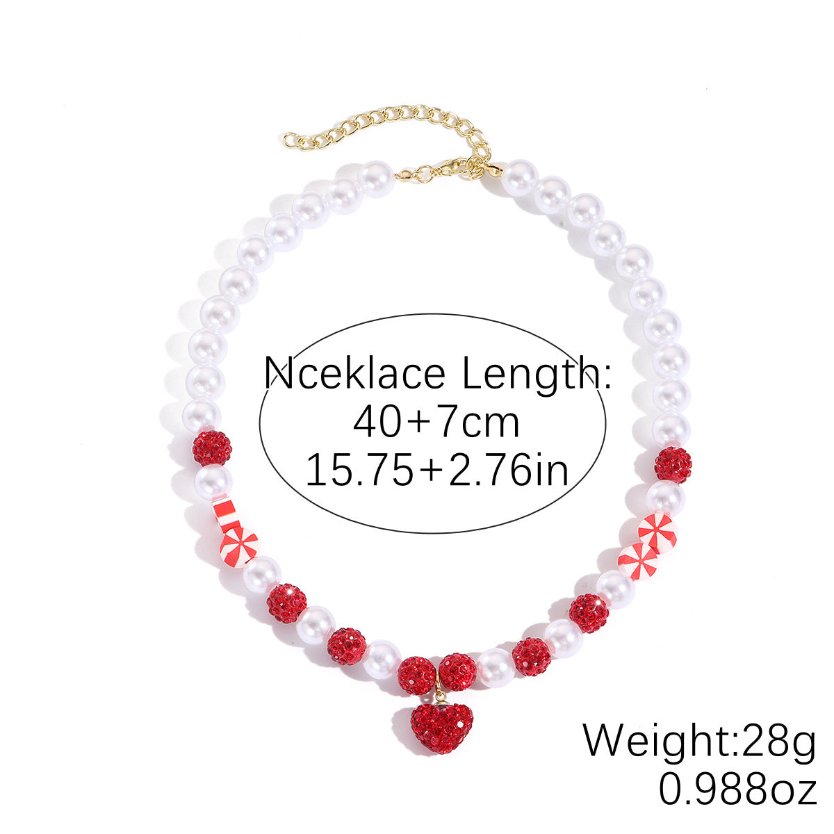 Wholesale Christmas  Colorfulful Bell Pendant Necklace