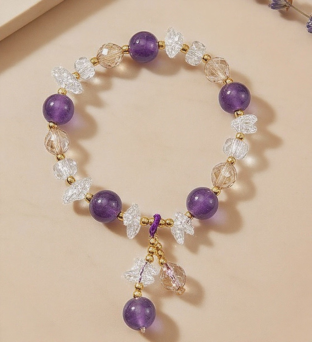 Wholesale Crystal Aquamarine Bracelet,  Niche Design,  Fashion Accessory,  Gift
