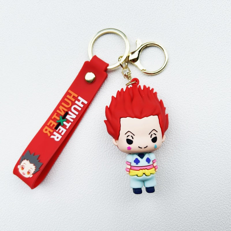 Wholesale Cartoon PVC Soft Glue Keychain ACCVIP-KC-WuY004
