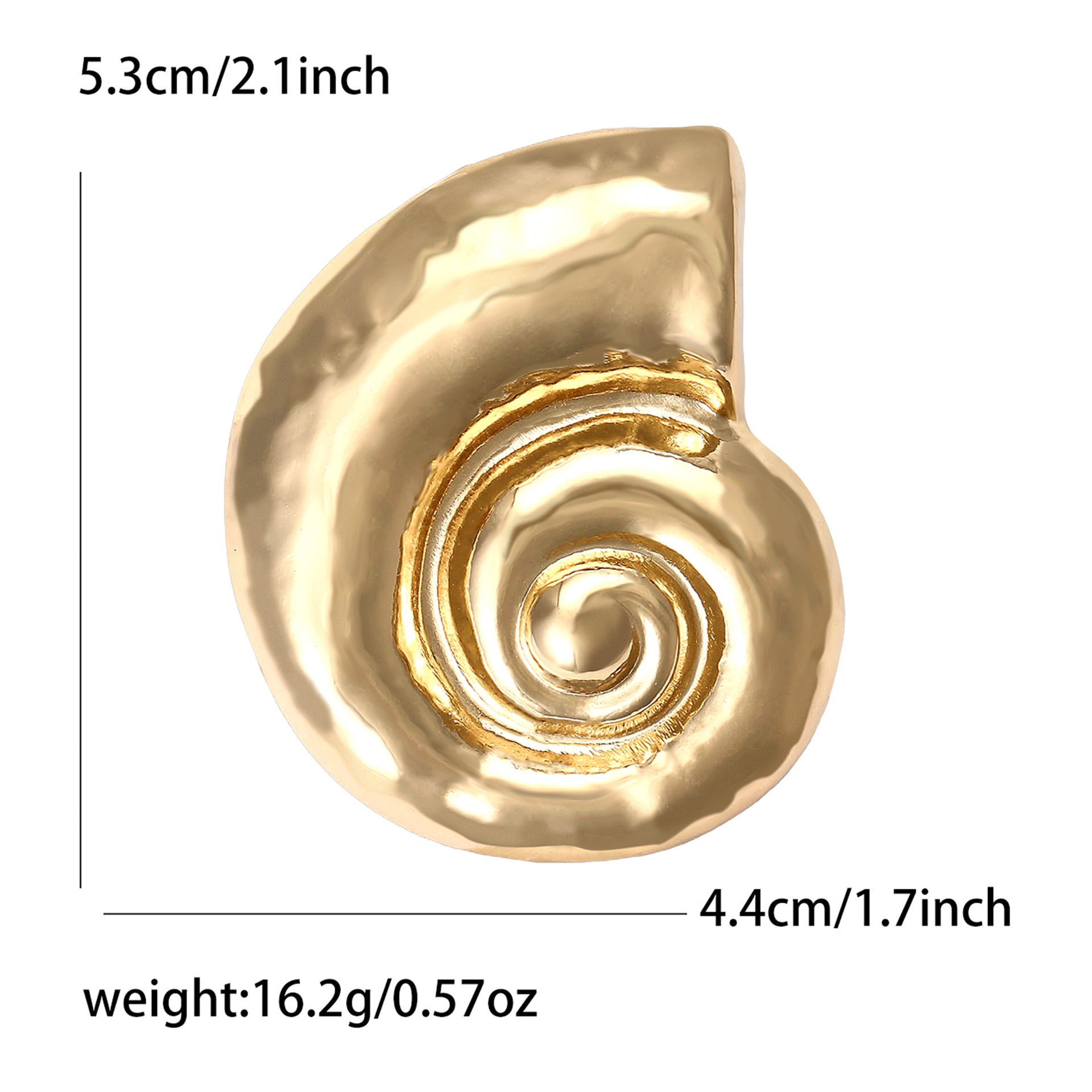 Wholesale Snail Shell Brooch Pin Alloy Women S Fashion Jewelry Accessory Chic Gift Boutique Resale