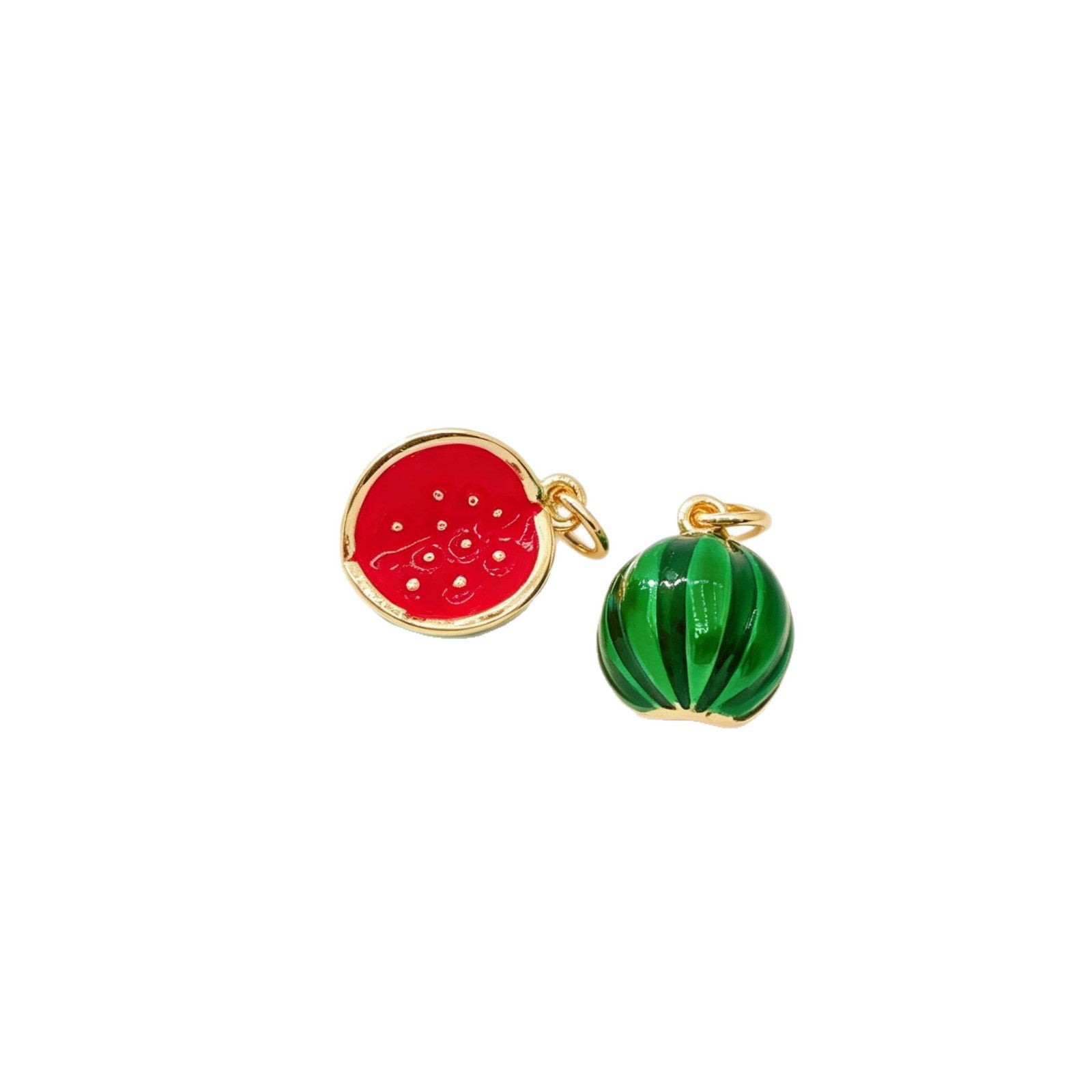 Wholesale Copper Gold-Plated Fruit Pendant Chic Fashion Jewelry Accessory for Party Gift Boutique Resale