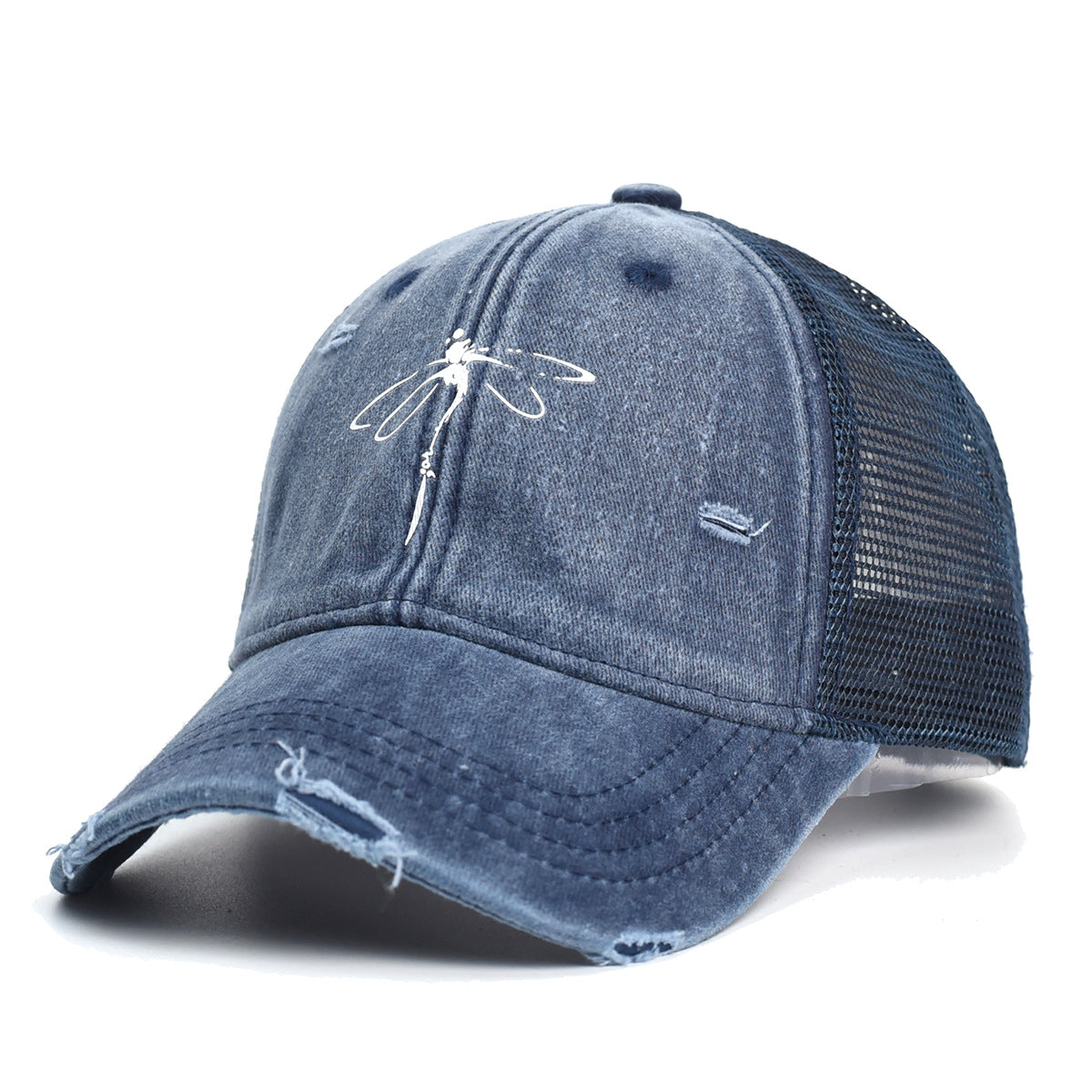 Wholesale Sun Protection Breathable Mesh Cap Cotton Open Baseball Cap ACC-HT-YuXue007