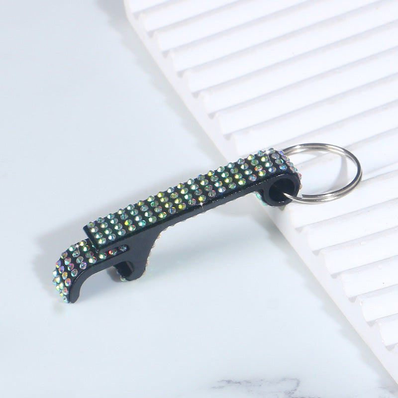 Wholesale Diamond Aluminum Alloy Bottle Wine Opener Keychains ACC-KC-RuiJie005