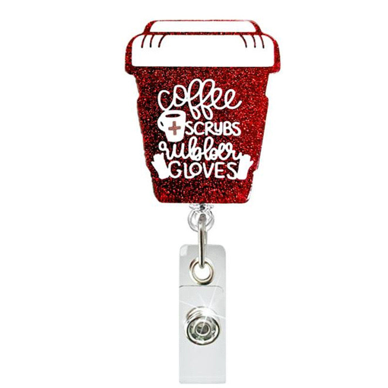 Wholesale Jesus Badge Reel Keychain