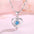 Wholesale S925 Neck Chain Love Heart Shape Necklace