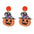 Wholesale   acrylic plate  skull pumpkin ghost mummy earrings
