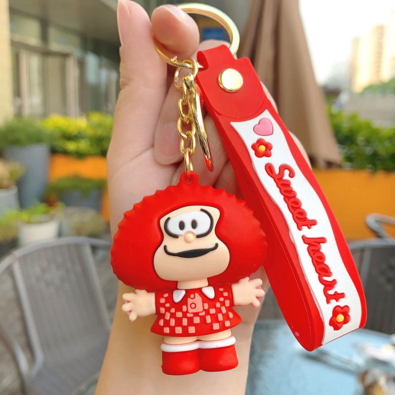 Wholesale Cartoon Cute Silicone Keychain ACC-KC-Lanb006