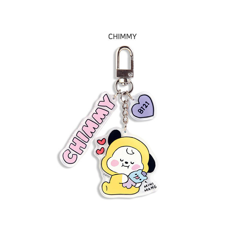 Wholesale Cartoon Acrylic Keychain ACC-KC-QingLian001