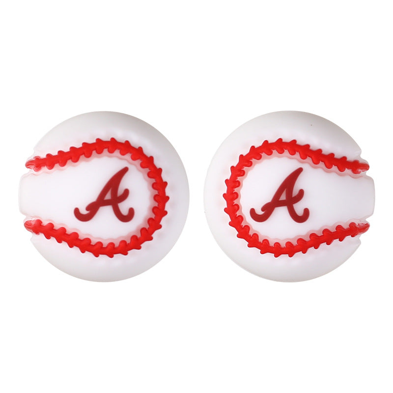 Wholesale 20pcs Baseball Football Focal Beads DIY Bead Accessories ACC-BDS-RongFa056