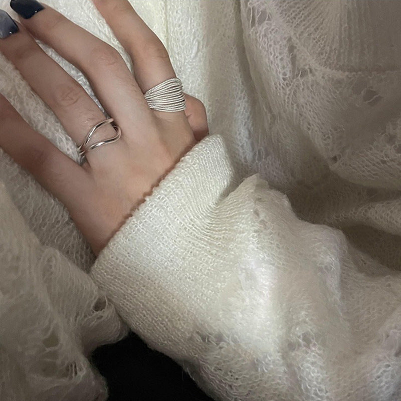 Wholesale Multi-layer Wire Stock Finger Rings ACC-RS-YaoFeng005