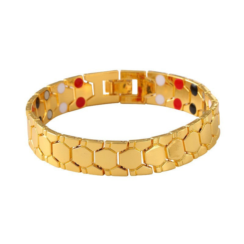 Wholesale Four-In-One Hexagonal Magnetic Bracelet