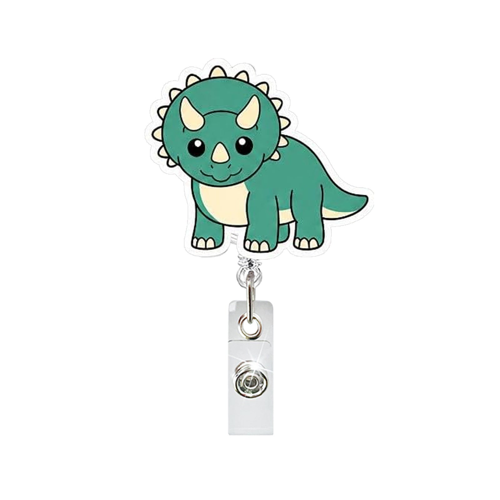 Wholesale Animal Pattern ABS Retractable Badge Reel 65cm ID Card Holder Boutique Resale