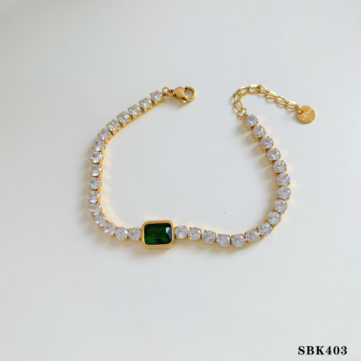 Großhandel mehrschichtiges Armbandanzug Edelstahl Eingelegtes Zirkonarmband